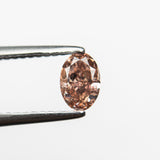 0.50ct 5.89x3.98x2.71mm GIA SI2 Fancy Deep Brownish Orangy Pink Oval Brilliant ๐ฆ๐บ 24163-01