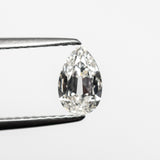 0.51ct 4.39x6.92x2.22mm SI1 E Modern Antique Pear Brilliant 19438-10