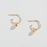 CHARM COLLECTOR HUGGIES WITH NUGGET | 14K GOLD