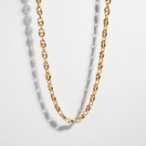 PUFFED MARINER CHAIN | 14K GOLD
