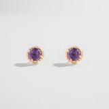 MATRIX HALO STUDS | AMETHYST