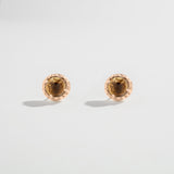 MATRIX HALO STUDS | CITRINE
