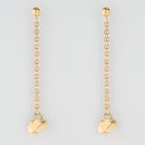 CRYSTAL NUGGET DROP STUDS