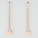 CRYSTAL NUGGET DROP STUDS