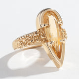 PHOENIX TEAR RING | CITRINE