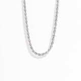 THICK ROPE CHAIN NECKLACE | 14K GOLD