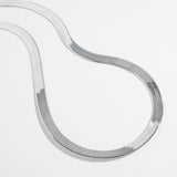 THICK FLEXIBLE HERRINGBONE CHAIN | 14K GOLD