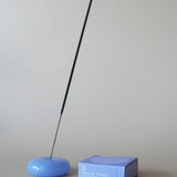 MILK GLASS BUBBLE INCENSE HOLDER