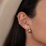BOLD GOLD HOOP EARRINGS