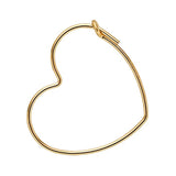 HEART HOOPS | GOLD FILLED