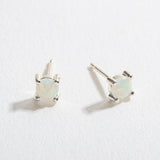 OPAL PRONG STUDS | AUSTRALIAN OPAL
