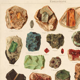 VINTAGE CRYSTALS ART PRINT