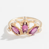 DAPHNE RING | RHODOLITE GARNET | HAYLEY ELISE JEWLERY