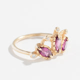 DAPHNE RING | RHODOLITE GARNET | HAYLEY ELISE JEWLERY