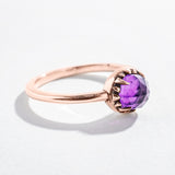 MATRIX HALO RING | AMETHYST