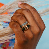 DELICATE MATRIX BAND | STERLING SILVER