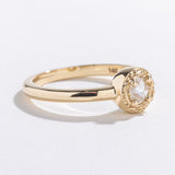 MINI MATRIX HALO RING | 14K GOLD & DIAMOND