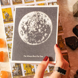 HERE FOR YOU MOON GREETING CARD
