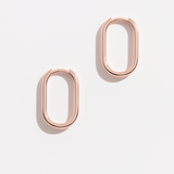 PAPERCLIP HOOPS | 14K GOLD