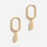 PAPERCLIP HOOPS | 14K GOLD
