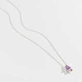 FEATHER SPEAR NECKLACE | AMETHYST