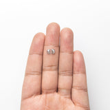 0.69cttw 2pc 5.46x3.84x1.80mm 5.32x3.90x1.93mm Half Moon Rosecut Matching Pair 22381-14