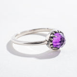 MATRIX HALO RING | AMETHYST