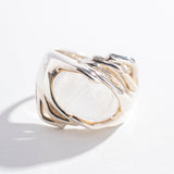 MOON CONNECTION RING | 14K GOLD & MOONSTONE