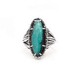 ROOTS TO SEED RING | SILVER & TURQUOISE - AngelaMonacojewelry
