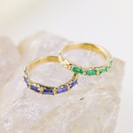 angela monaco jewelry philadelphia jeweler flow of life ring 14K yellow gold diamonds alternative wedding band