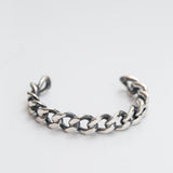 Angela Monaco Jewelry philadelphia cuban link chain cuff sterling silver