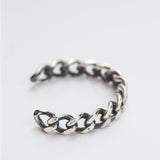 Angela Monaco Jewelry philadelphia cuban link chain cuff sterling silver