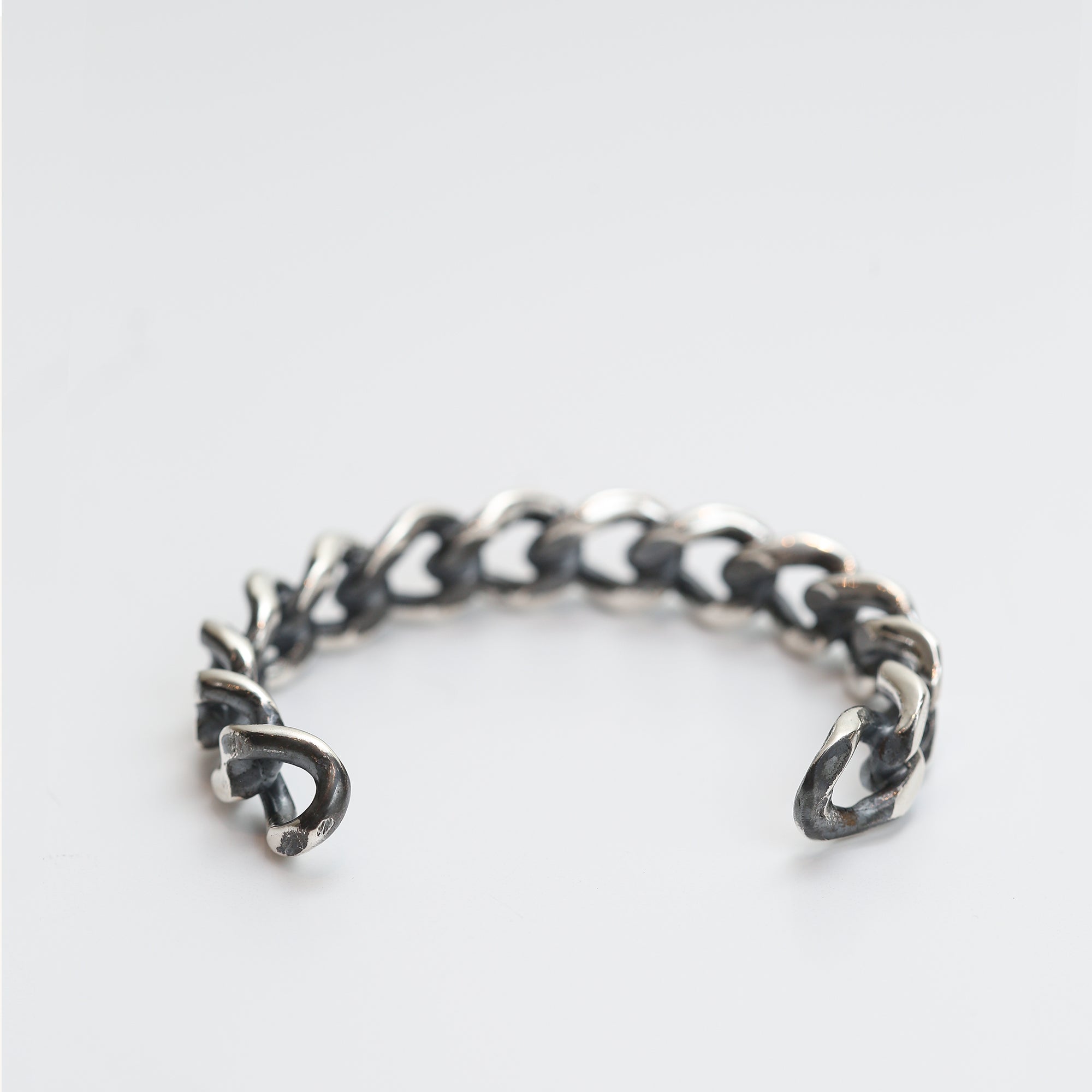 Angela Monaco Jewelry philadelphia cuban link chain cuff sterling silver