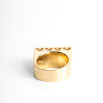 angela monaco jewelry philadelphia jeweler east west statement ring yellow gold vermeil citrine