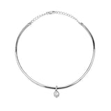 CHARM COLLAR | SILVER & HERKIMER - AngelaMonacojewelry