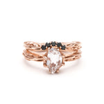 RAW SOLITAIRE UNION (No. 07) | ROSE GOLD - AngelaMonacojewelry