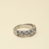 RING OF THE NILE | 14K GOLD | SALT & PEPPER DIAMONDS