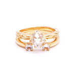 RAW SOLITAIRE UNION (No. 01) | 14k GOLD - AngelaMonacojewelry