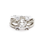 RAW SOLITAIRE UNION (No. 02) | WHITE GOLD - AngelaMonacojewelry