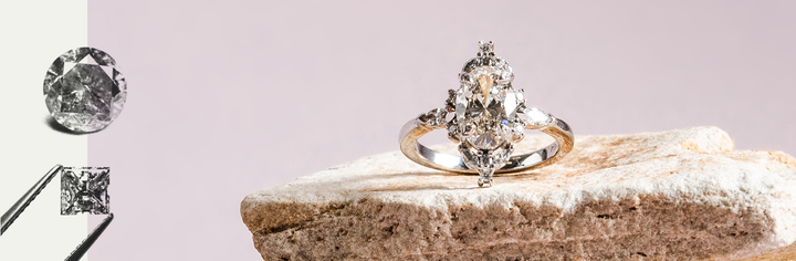 LAB CREATED DIAMOND ENGAGEMENT & WEDDING RINGS