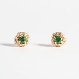HIDDEN GARDEN TSAVORITE STUDS