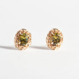 EARTH GLOW MALI GARNET STUDS