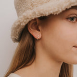 MOON DROP STUDS | MOTHER OF PEARL