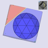 0.56ct | Fancy Greenish Brown/VVS Round Shape Rose Cut Lab Diamond