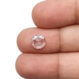 0.79ct | Brown/SI Round Shape Rose Cut Lab Diamond