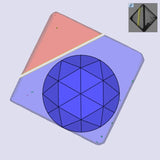 0.79ct | Brown/SI Round Shape Rose Cut Lab Diamond