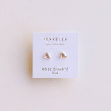ROSE QUARTZ STUDS