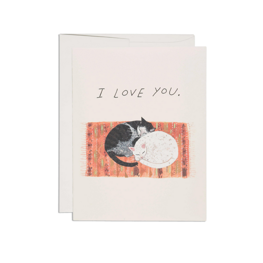 I Love You Greeting Card - Red Cap Cards