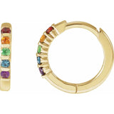 RAINBOW HUGGIES | 14K YELLOW GOLD