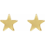 STAR STUDS | 14k